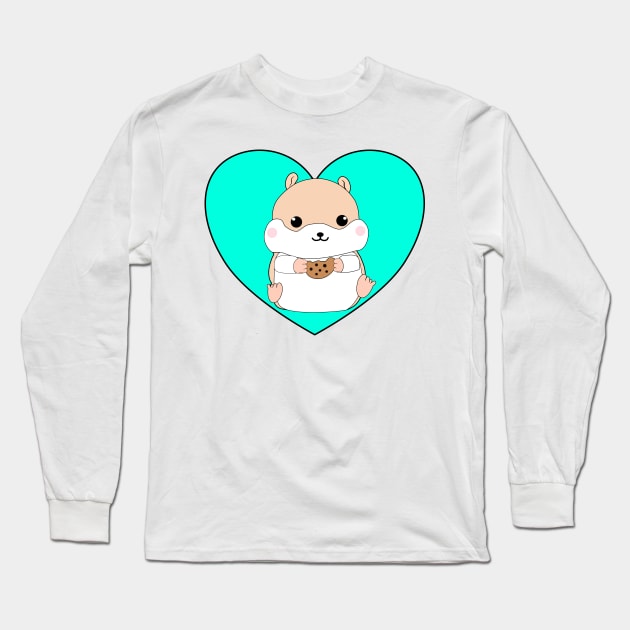 Hamster Long Sleeve T-Shirt by SweetAnimals